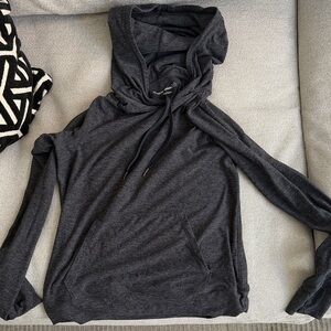 Outdoor Voices Dark Gray Hooded Sweatshirt